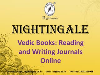 Vedic Reading and Writing Journals Online