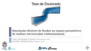 Simulação eficiente de fluidos no espaço paramétrico de malhas estruturadas tridimensionais