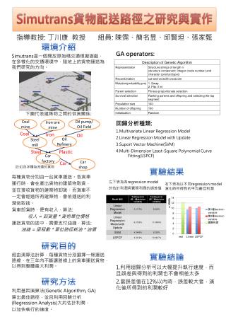 指導教授: 丁川康 教授 組員 : 陳霈、簡名昱、邱賢坦、張家甄