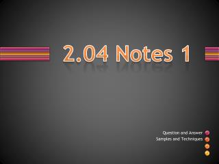 2.04 Notes 1