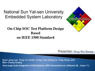 National Sun Yat-sen University Embedded System Laboratory