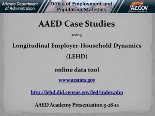 Office of Employment and Population Statistics