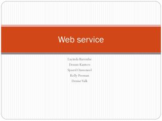 Web service