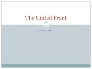 The United Front