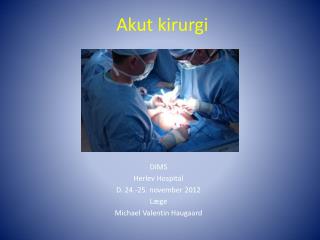 Akut kirurgi