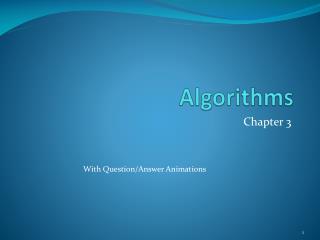 Algorithms