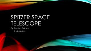 Spitzer Space telescope