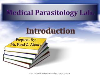 Medical Parasitology Lab.