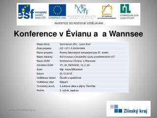 Konference v Évianu a a Wannsee