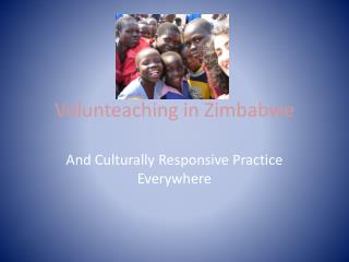 Volunteaching in Zimbabwe