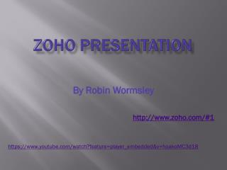 ZoHo Presentation