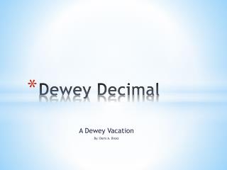 Dewey Decimal