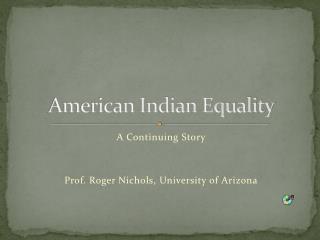 American Indian Equality