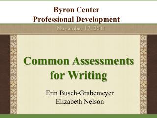 Byron Center Professional Development