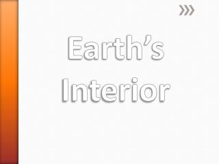 Earth’s Interior