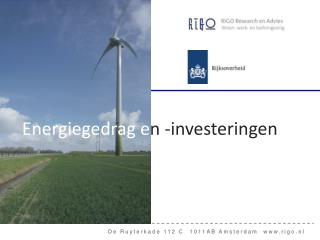 Energiegedrag e n -investeringen