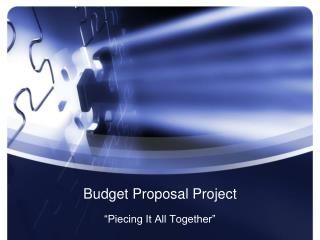 Budget Proposal Project