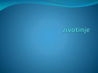 zivotinje