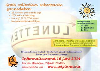 Grote collectieve inkoopactie zonnedaken 25 % onder gemiddelde prijs 10% extra actiekorting