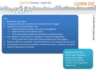 LEARN DIZ (learning community Digitale Informele Zorg )