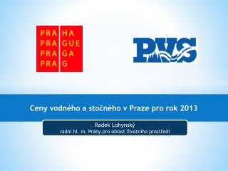 Ceny vodného a stočného v Praze pro rok 2013