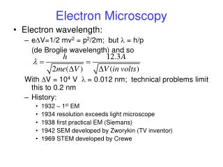 Electron Microscopy