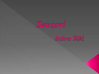 Senzori