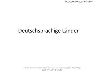 Deutschsprachige Länder