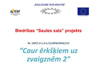 Biedrības “Saules sala” projekts