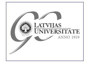 L atvijas Universitāte — 67 . konference , 2009. g. februārī