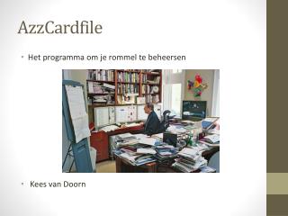 AzzCardfile