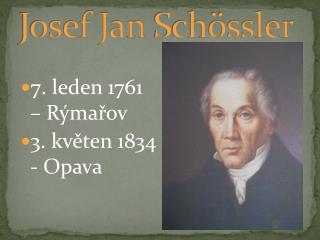 Josef Jan Schössler