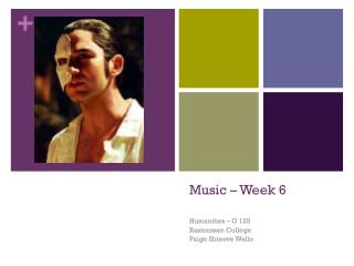 Music – Week 6