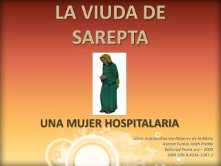 LA VIUDA DE SAREPTA