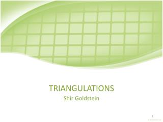 TRIANGULATIONS