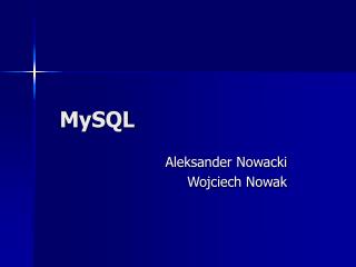 MySQL