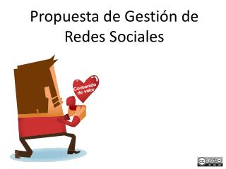 Propuesta de Gestión de Redes Sociales