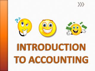 INTRODUCTION TO ACCOUNTING