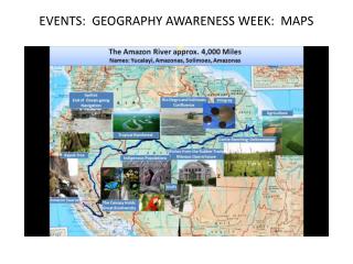 EVENTS: GEOGRAPHY AWARENESS WEEK: MAPS