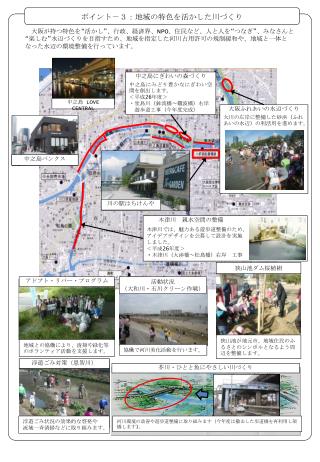 ポイント－３：地域の特色を活かした川づくり