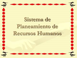 Sistema de Planeamiento de Recursos Humanos