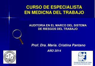 CURSO DE ESPECIALISTA EN MEDICNA DEL TRABAJO