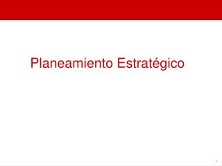 Planeamiento Estratégico