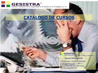 CATÁLOGO DE CURSOS