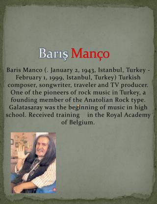 Barış Manço