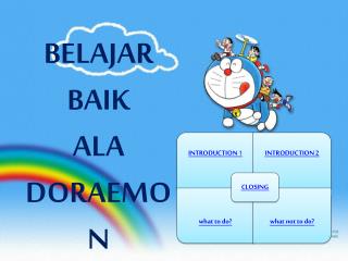 BELAJAR BAIK ALA DORAEMON