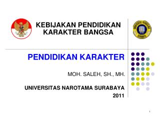 PENDIDIKAN KARAKTER