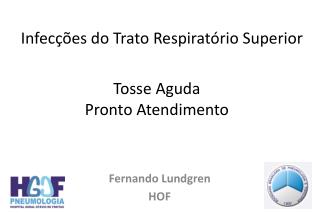 Tosse Aguda Pronto Atendimento