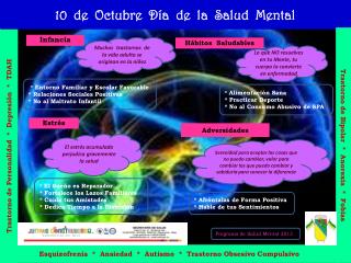 10 de Octubre Día de la Salud Mental