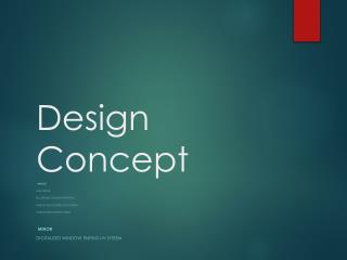 Design Concept